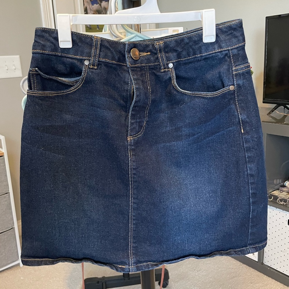 Harper Mini Jean Skirt